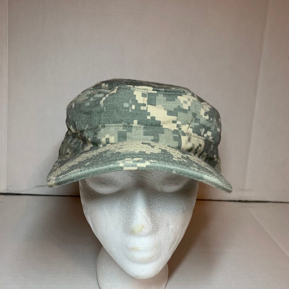 Genuine US ARMY Issued Patrol CAP ACU Digital Camouflage Ripstop Size 7 1/2